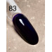 Dark gel polish 83, 6 ml